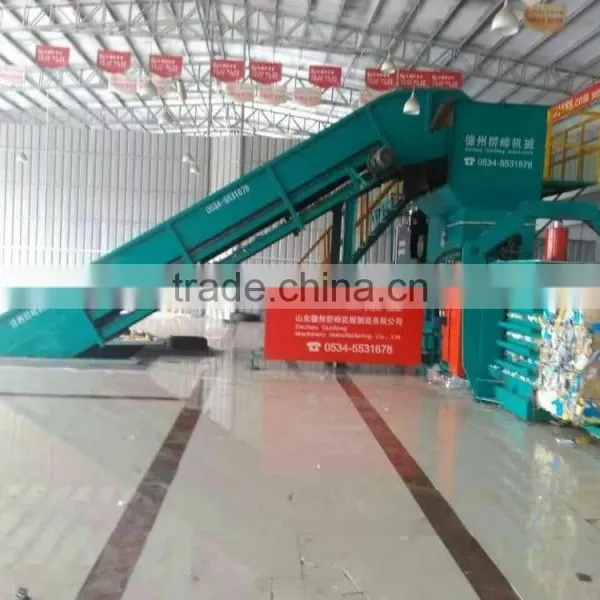 Fully Automatic Hydraulic Waste Paper Cardboard Baling Machine photo-4