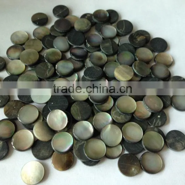 Black Lip Mother of Pearl Shell Cabochon for Gemstone Jewelry photo-3