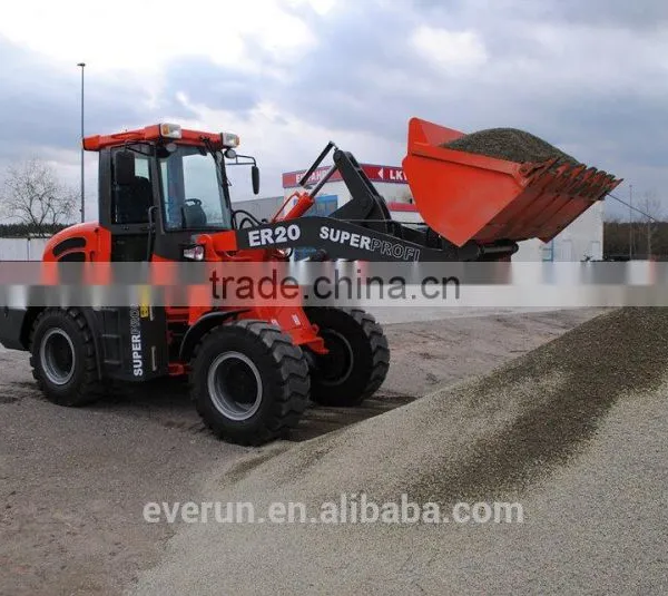 Everun Brand CE Approved Multi-Fuction Articulated 2.0 Ton Wheel Loader photo-2