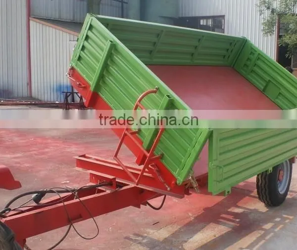 Hot Sale Euro Style Agtrilculture Tractor Use Hydraulic 3 Ton, Farm Tipping Trailer, Rear and Side Tipping With CE Certification photo-2