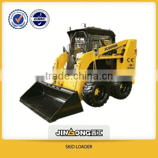 small crawler loader JINGONG JC 65 small skid steer loaders engine power 60hp/small crawler loader