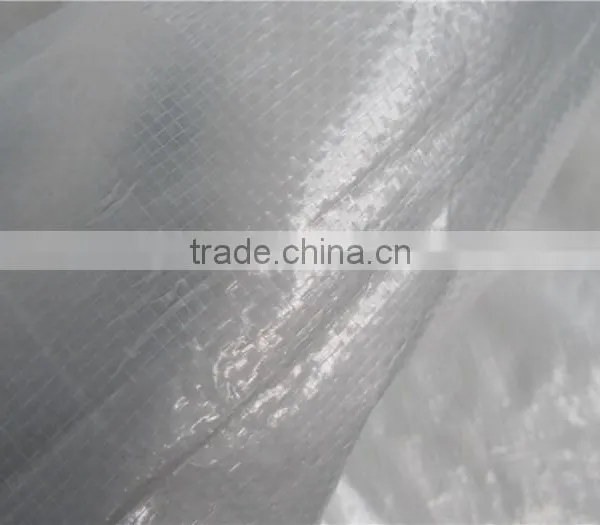 Transparent Plastic Sheets Woven Fabric Tarpaulin for Flower Plant photo-2