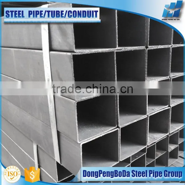 40*60*1.6mm Black Square Pipe Carbon Steel Tube Welded Pipe photo-2