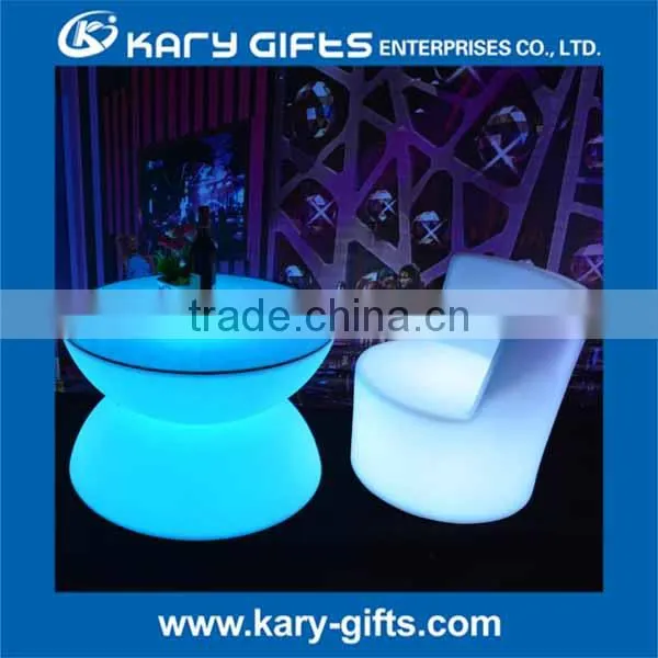 Modern Used Rechargeable pe Plastic Material Led Bar Stool Bar Chair photo-4