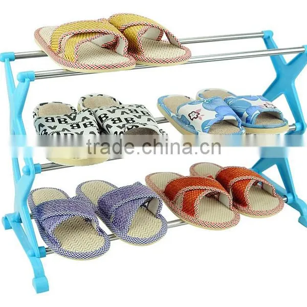 Multi-function Three Tier Stainless Steel Shoe Storage Rack photo-3