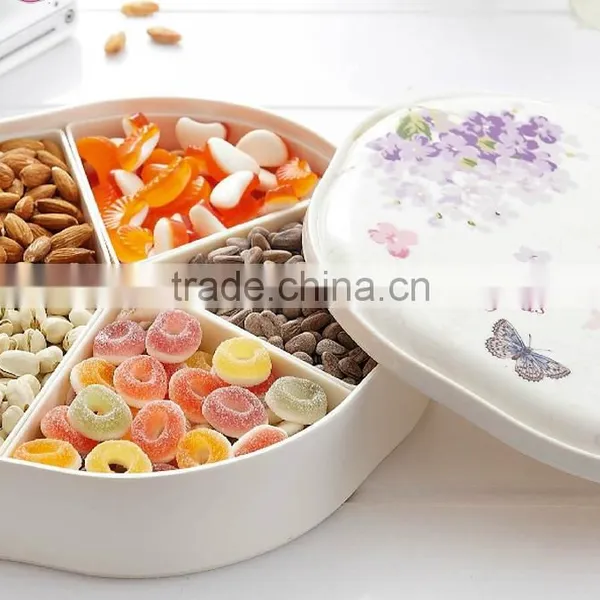 N138 Separable Dish,Plastic Candy and Nut Dish photo-2