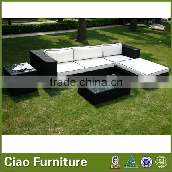 Rattan Outdoor Furniture Sectional Sofa With Cushion photo-2