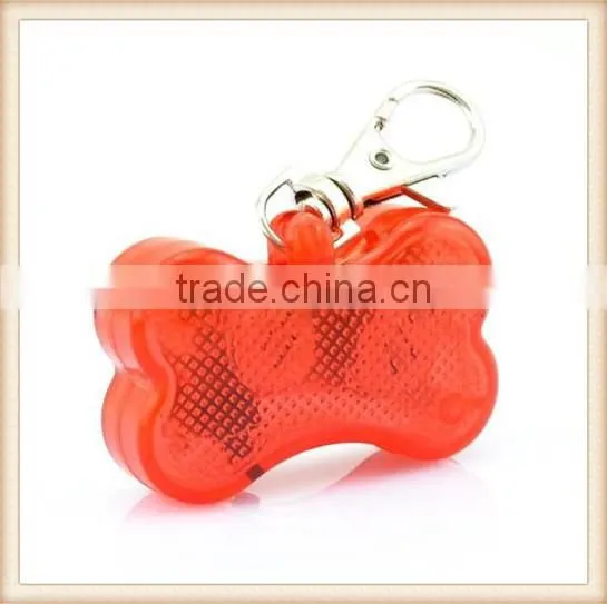 30 Computers in 2015 New Pet Dog Bone Pendant LED Flashing Safe Night Light Lamp Pendant photo-2
