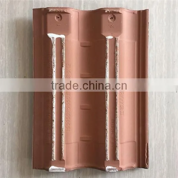 Yixing Waterproof House Clay Roof Tile Double Bent Clay Roof Tiles photo-2