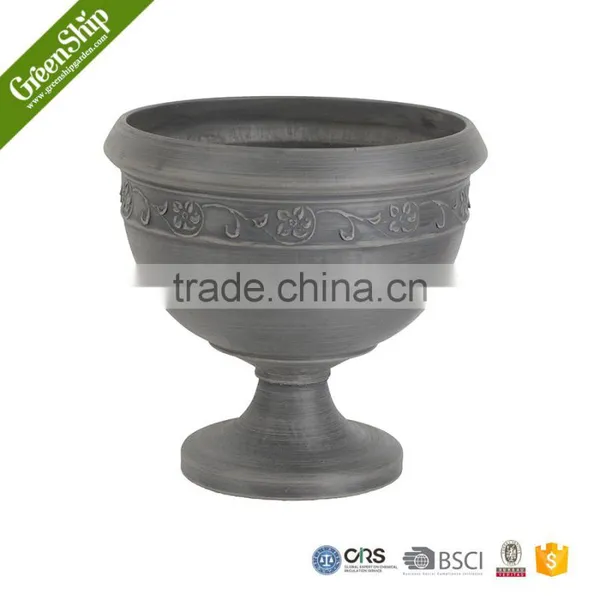 Decorative Garden Fiber Clay Pots From Greenship/ 10 Years Lifetime/ Lightweight/ UV Protection/ Eco-friendly photo-2