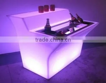 Modern Commerical High Quality PE Partable Plastic LED Bar Counter With 16 Colors Change photo-5