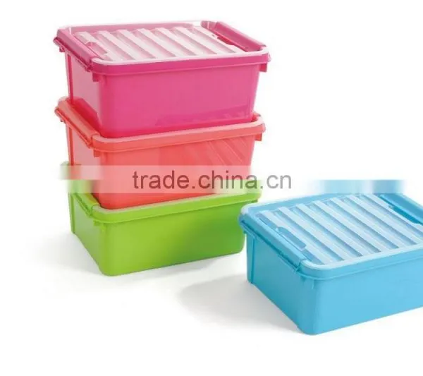 34L Plastic Storage Box / Finishing Box With Cover and Lock photo-3