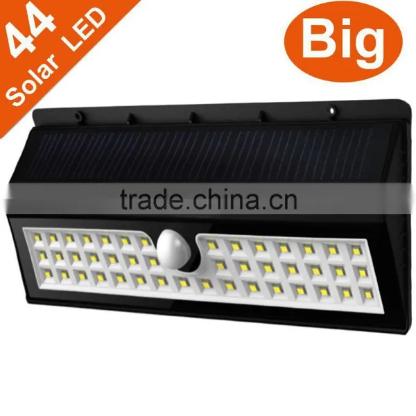 Large Size 44 LED Outdoor Wireless Solar Energy Powered Motion Sensor Light Ponds Decor Accent Lighting With Three Modes photo-2