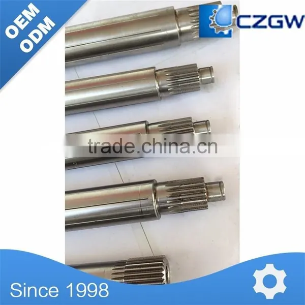 OEM CNC Machining-Chemical Machinery Parts-Shaft-Spline-Worm-002 photo-3