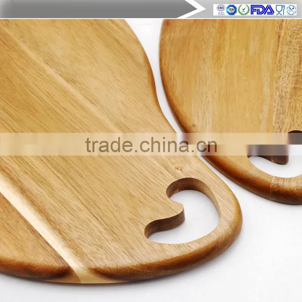 2017 New Creative Three-piece Acacia Wood Cutting Board Wood Kitchen Board photo-4