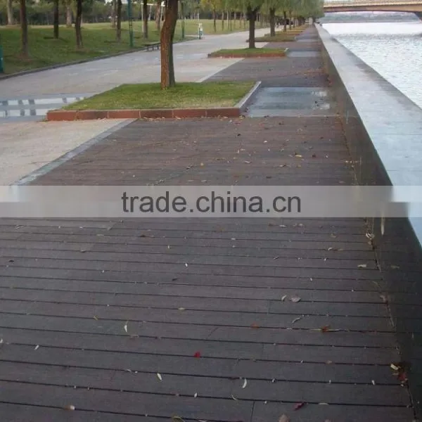 Distressed High Density Outdoor Strand Woven Bamboo Decking in Dark Chocolate Color -KE-OS0823 photo-4