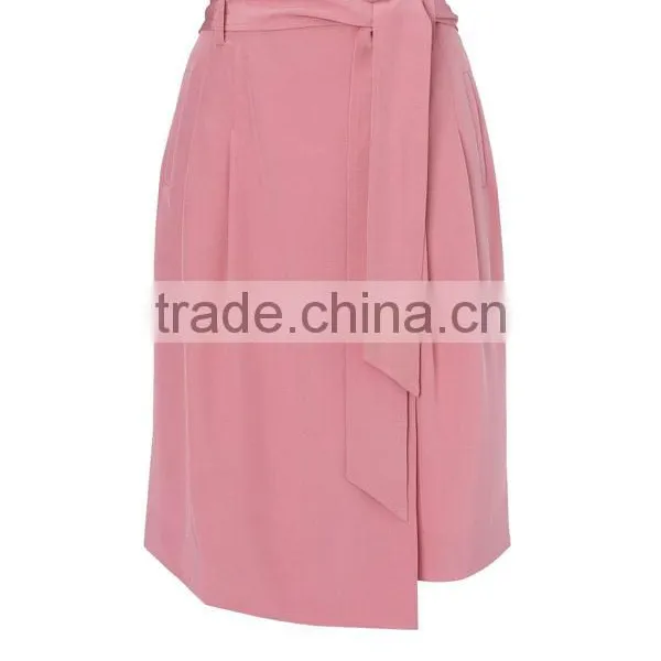 Top Fashion With Self Tie Wrap Trendy Designer Ladies Skirts photo-2