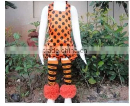 2016 Chian Product and Wholesale Halloween Set With Romper and Tops and Legging Warmer for Baby photo-5