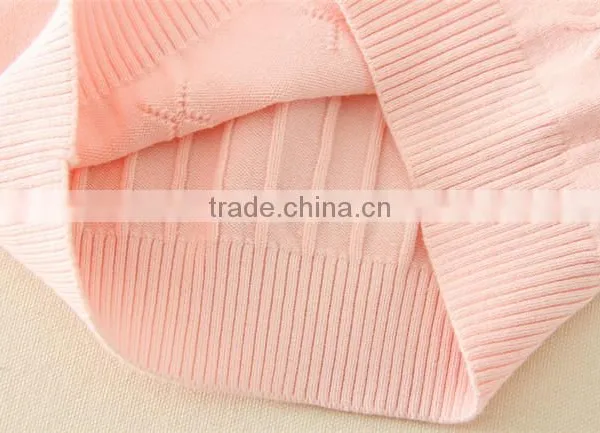 DDP151012 Fall Clothes Cute Black and Pink Kids Pullover Sweater for Girls From Factory photo-6