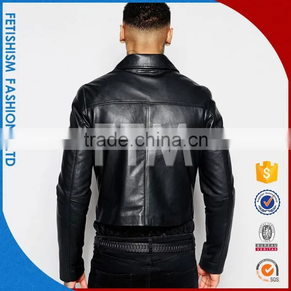 China OEM Latest Design Leather Jacket photo-2