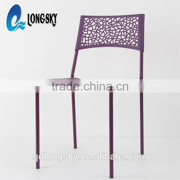 LS-4008 Cheap Outdoor Colourful Stacking Plastic Garden Chair Dining Chair Plastic Patio Chair photo-5