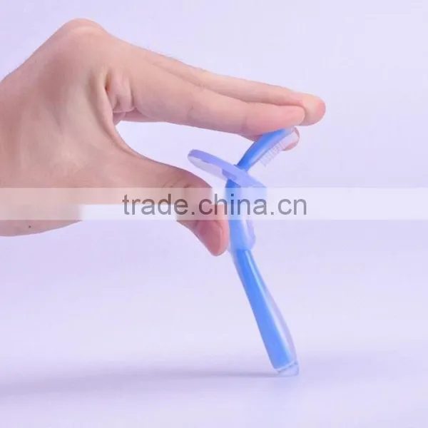 Teething Toothbrush Baby Silicone Plate Toothbrush Baby Play Toothbrush photo-3