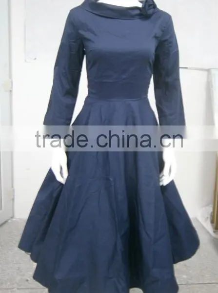 Vintage 1950's Rockabilly Swing Dress Vintage 50s Rockabilly Dress