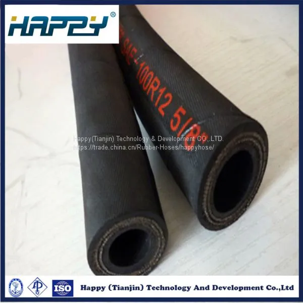 R12 Four Wire Spiral Oil Hydraulic Rubber Hose photo-5