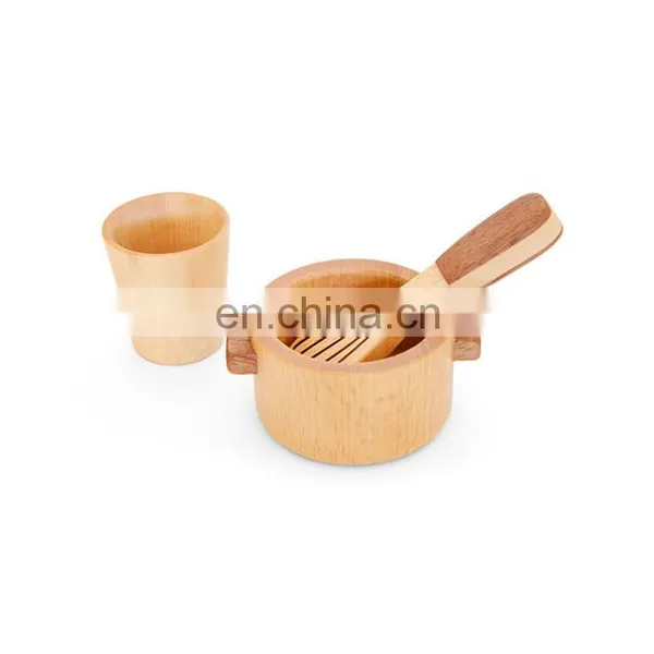 Early Educational Montessori Material Nature Wooden Toys Food And Kitchen Tools Blocks Sets For Kids photo-6