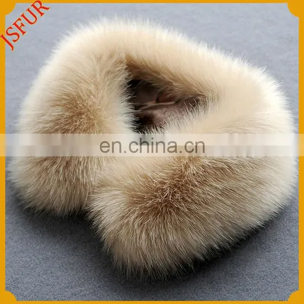 Customized Colour Warm Winter Genuine Fox Fur Fashionable Collar photo-4