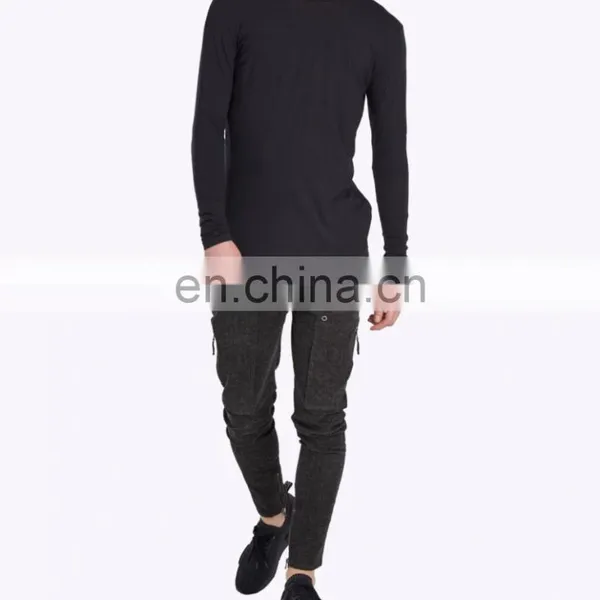 OEM Custom Fashion Cargo Pants Slim Fit Mens Chinos photo-2