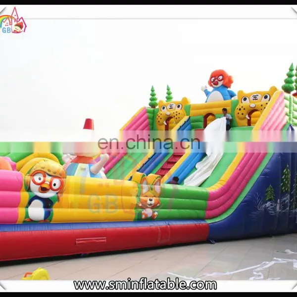 Top Fun Inflatable Pororo Funcity,inflatable Painting Playground,giant Inflatable Cartoon Amusement Park for Kids photo-2
