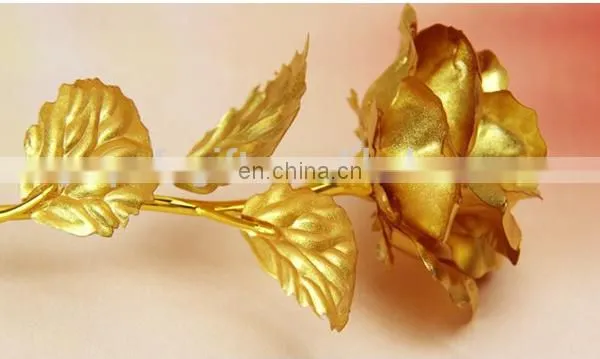 24K Gold Foil Rose Wedding Gift Souvenirs , Valentine's Day, Birthday, Mother's Day