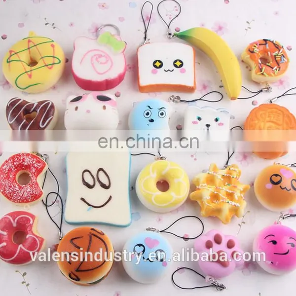 Wholesale Custom Anti Stress Soft PU Squishy Kawaii Slow Rising Cute Buns Toys Factory photo-3