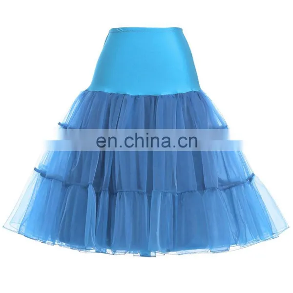 Grace Karin Sky BlueTutu Petticoat Underskirt Crinoline Skirt For Wedding Vintage Dress CL008922-14 photo-2