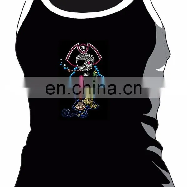 Pirate Pattern Hot Fix Skull Design for Men photo-2