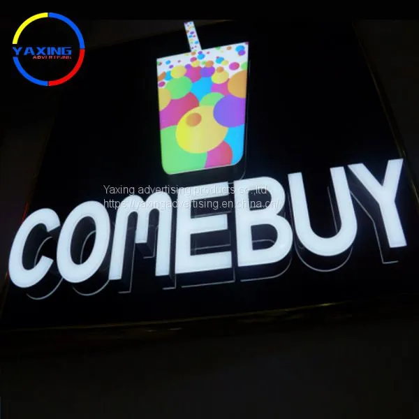 Outdoor Advertising Products Billboard Mini Acrylic Led Sign and Letters for Shop Open Sign photo-3