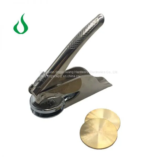 Clear Large Custom Made Design Seal Postage Brass Embosser Stamp Maker