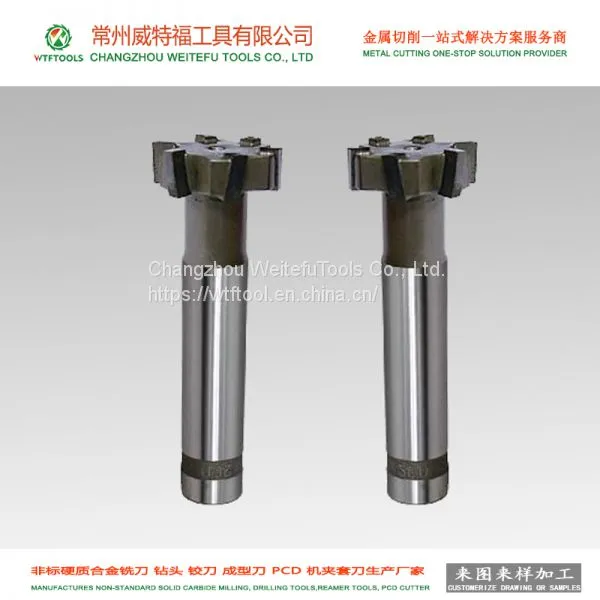 WTFTOOLS Manufacturer Non-standard Tungsten Carbide Dovetail End Milling Cutter Tools photo-2