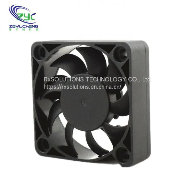 5015 5CM DC Cooling Fan With 0.09A Sleeve Bearing 2 Wires 2pins For Case Program-controlled Machine Humidifier photo-5