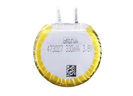 Grepow Round LiPo Battery 3.8V 330mAh 4730027