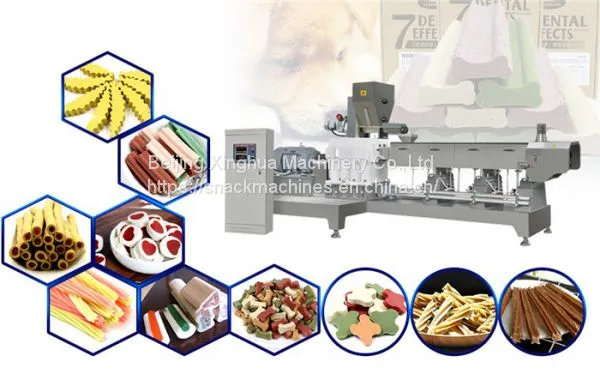 How Is Pet Chew Produced By Using The Automatic Pet Chewing Making Machine?