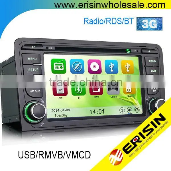 Erisin ES7683A 7" Car Radio DVD Player GPS Navigation System for RNSE-PU