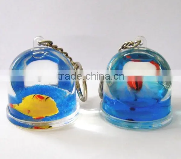 Promotional Custom Shaped With 3D Dog Floater Acrylic Keychain, Wholesale Plastic Keyring photo-2