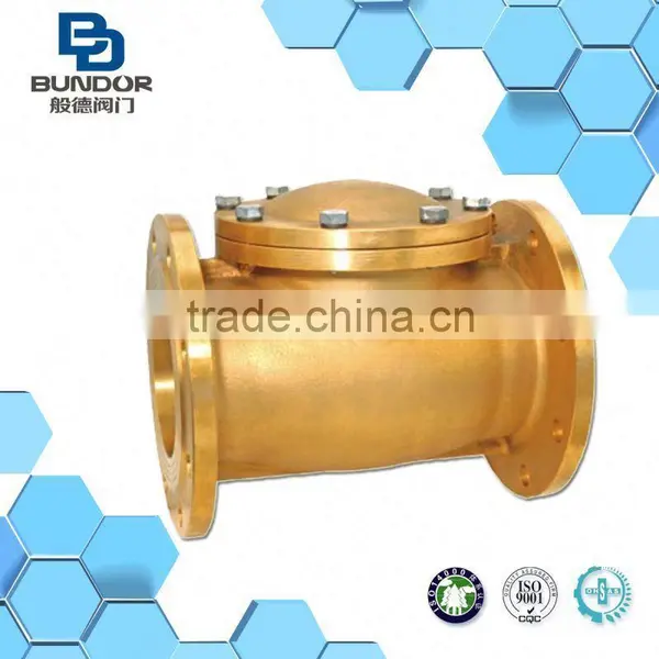 Brass ANSI 1/4" Double Flange Swing Check Valve Price photo-4
