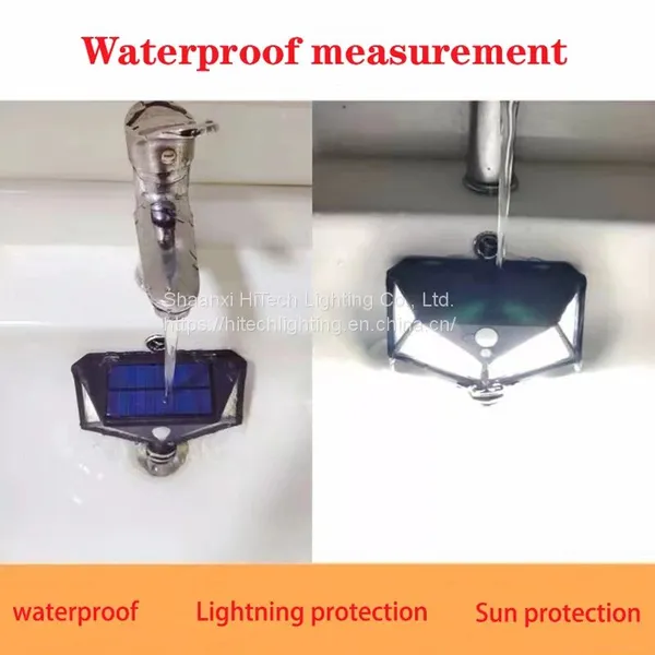 Outdoor LED Solar Light Motion Sensor IP65 Waterproof Sunlight Garden Decoration Street Light Solar Light Wall Light photo-5