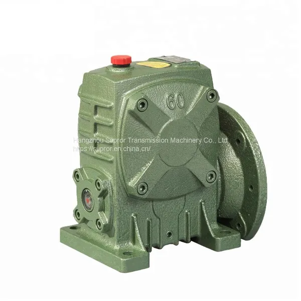 Wp Series 1400rpm Electric Motor Horizontal Worm Cast Iron Industrial Use Gearbox photo-3