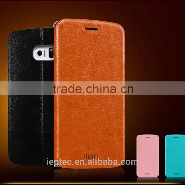 MOFi PU Leather Smart Mobile Phone Flip Cover Cases for Samsung Galaxy S6 Edge , Samsung G9250 photo-6
