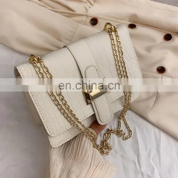 Wholesale China Fall Chain, Retro Crocodile Pattern Shoulder Bags Ladies Purses And Handbag/ photo-3