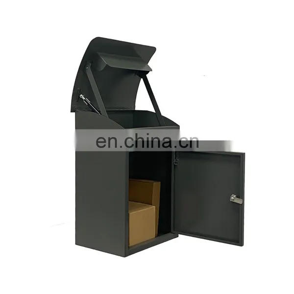 Custom Outdoor Modern Metal Free Standing Letterbox ,Package Delivery Boxes for Outside photo-2